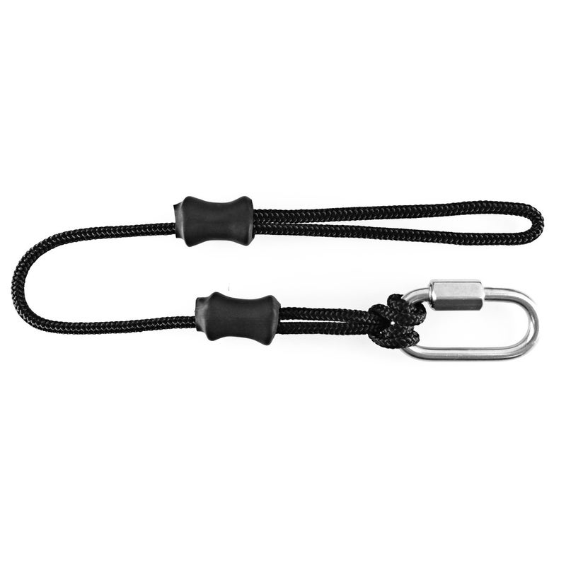 Foto&Tech Safety Camera Strap Tether Leash Fits any Sling Up to 1.5 Inch Wide with Durable Stainless Steel Carabiner and High Strength Cord - Image 1